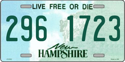 NH license plate 2961723