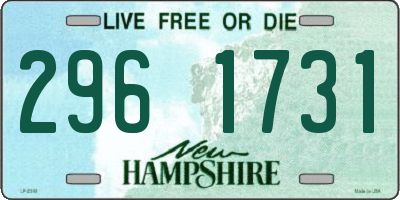 NH license plate 2961731