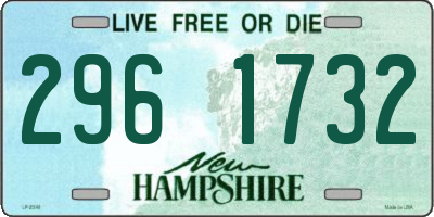 NH license plate 2961732