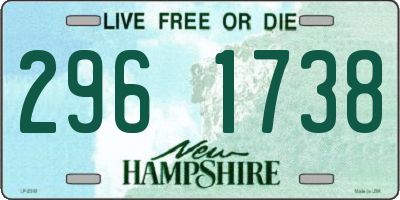 NH license plate 2961738