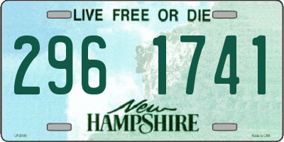 NH license plate 2961741