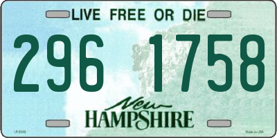 NH license plate 2961758