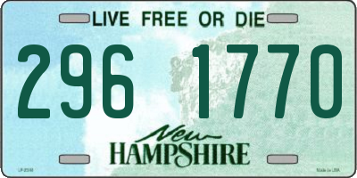 NH license plate 2961770