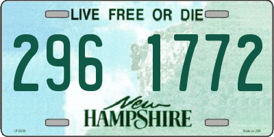 NH license plate 2961772