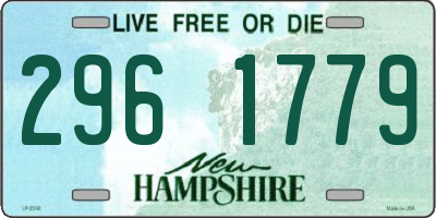 NH license plate 2961779