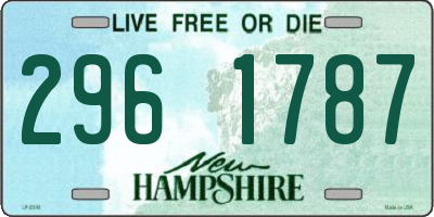 NH license plate 2961787