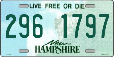NH license plate 2961797