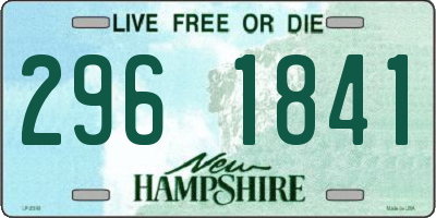 NH license plate 2961841