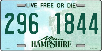 NH license plate 2961844