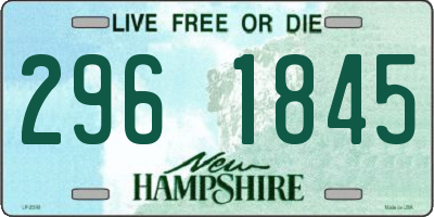 NH license plate 2961845