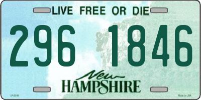 NH license plate 2961846