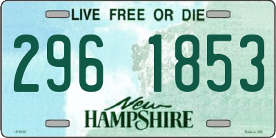 NH license plate 2961853