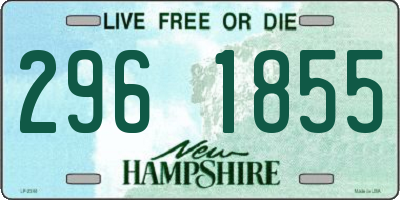 NH license plate 2961855