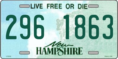 NH license plate 2961863