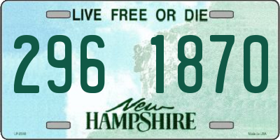 NH license plate 2961870