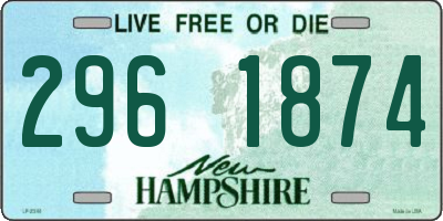 NH license plate 2961874