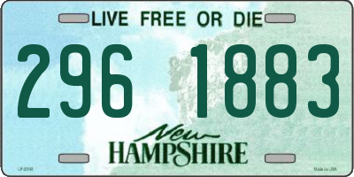 NH license plate 2961883