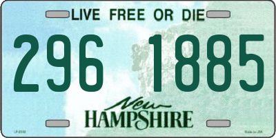 NH license plate 2961885