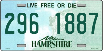 NH license plate 2961887