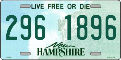 NH license plate 2961896