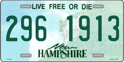 NH license plate 2961913