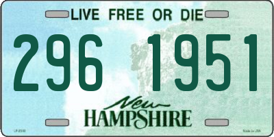 NH license plate 2961951