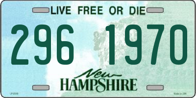 NH license plate 2961970