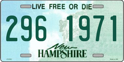 NH license plate 2961971