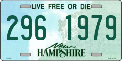 NH license plate 2961979