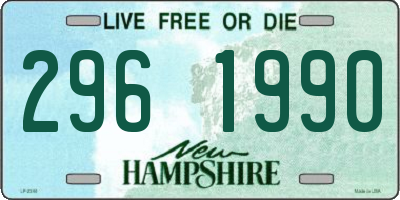 NH license plate 2961990