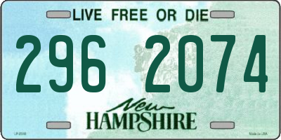 NH license plate 2962074