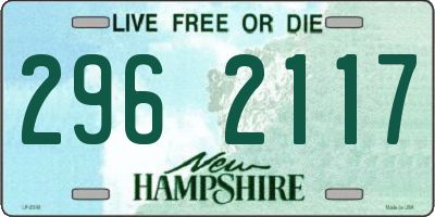 NH license plate 2962117