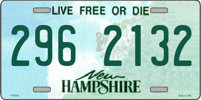 NH license plate 2962132