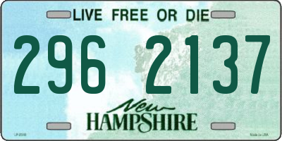 NH license plate 2962137