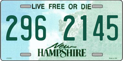 NH license plate 2962145