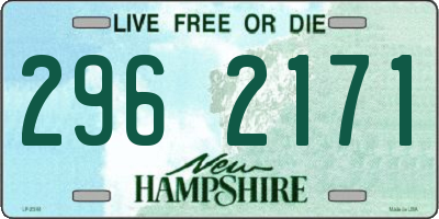 NH license plate 2962171