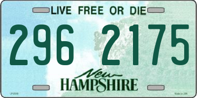 NH license plate 2962175