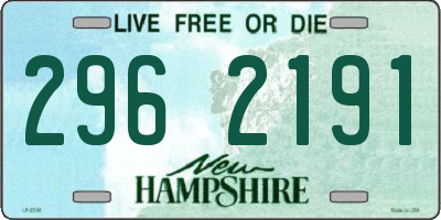 NH license plate 2962191