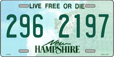 NH license plate 2962197