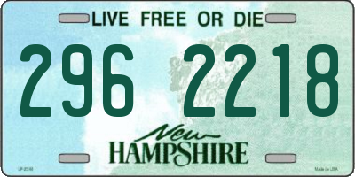 NH license plate 2962218