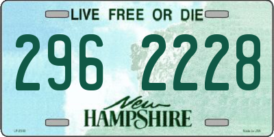 NH license plate 2962228