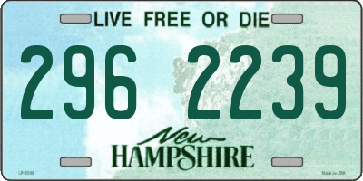 NH license plate 2962239