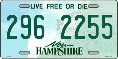 NH license plate 2962255