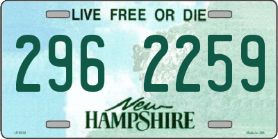 NH license plate 2962259