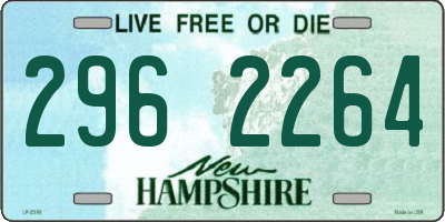 NH license plate 2962264