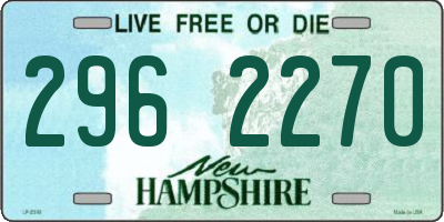 NH license plate 2962270