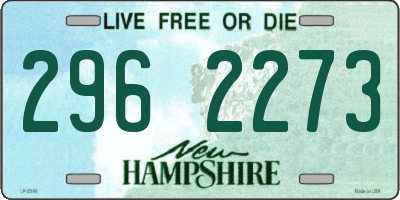NH license plate 2962273