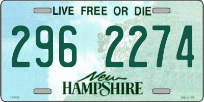NH license plate 2962274