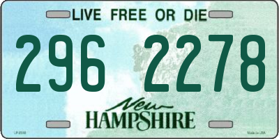 NH license plate 2962278