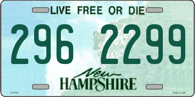 NH license plate 2962299